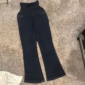 Women's Flared Blue Jeans